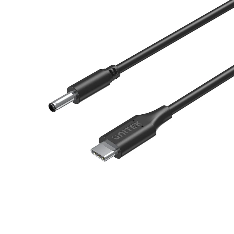 Unitek C14120BK 65W USB C to DC Charging Cable DC Jack 4.5 x 3.0 mm for Dell Laptops
