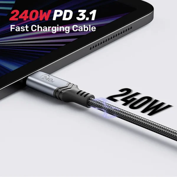 Unitek C14110GY USB-C Power Delivery 3.1 Charging Cable 2m - Image 5