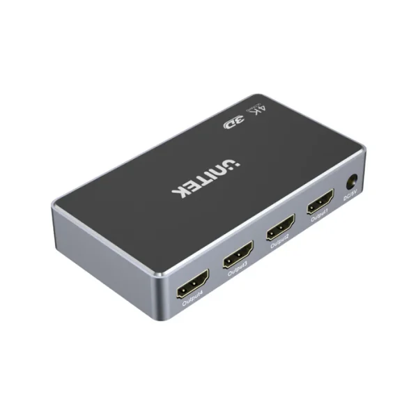 UNITEK V1109A HDMI Splitter 1 In 4 Out 4K@30Hz 3D Dolby TrueHD & DTS-HD - Image 2