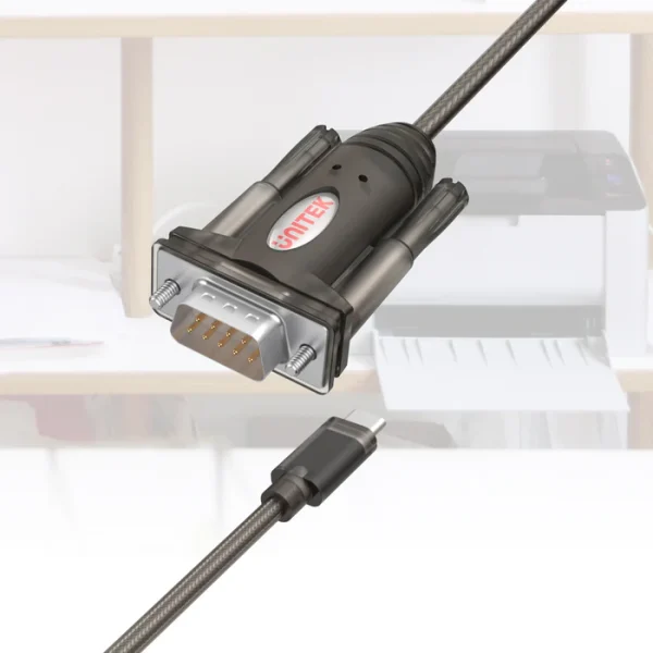 UNITEK Y-1105K USB-C to Serial RS232 Cable - Image 2