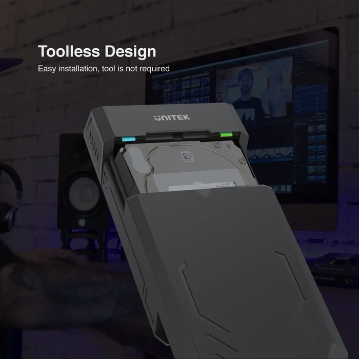 UNITEK Y-3035 USB3.0 TO SATAIII ENCLOSURE 2.5''/3.5'' HDD & SSD - Image 5