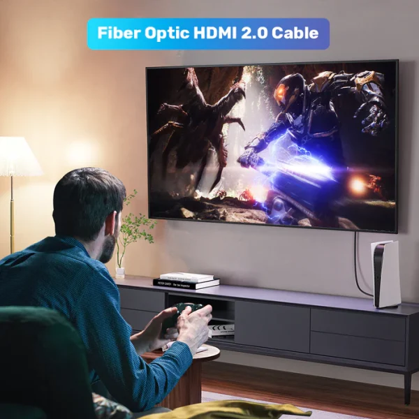 UNITEK C11072BK 4K 60Hz HDMI Fiber Optic Cable -30M - Image 2
