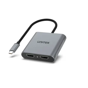 UNITEK V1404B USB-C to Dual HDMI 4K Adapter