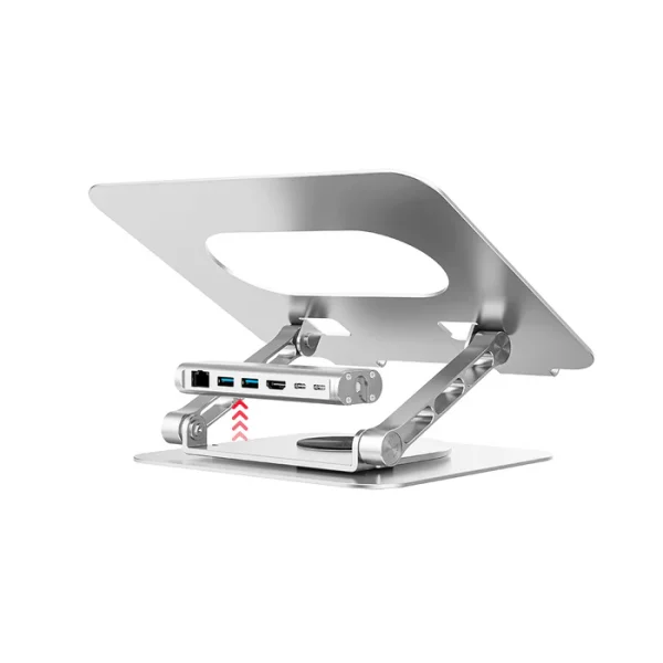 Unitek D1109B01 Laptop Stand with Detachable USB-C Hub - Image 11