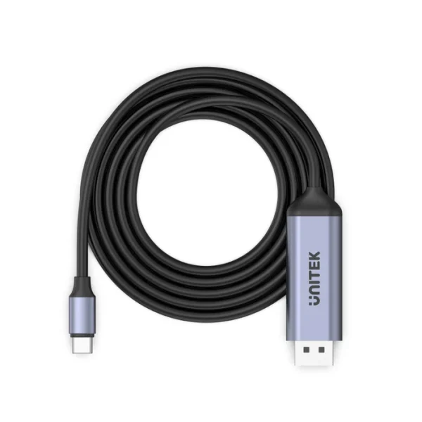 UNITEK V1423C USB-C to DisplayPort1.4 Cable 1.8M - Image 4