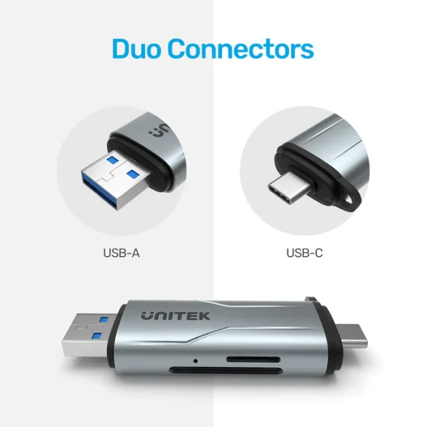UNITEK R1010A 2-in-1 SD 3.0 Card Reader - Image 4