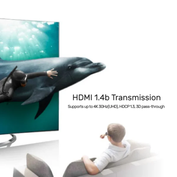 Unitek V1111A 4K HDMI Switch 3 In 1 Out - Image 6