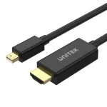 UNITEK V1152A MINI DISPLAY PORT TO HDMI CABLE 2M 4K