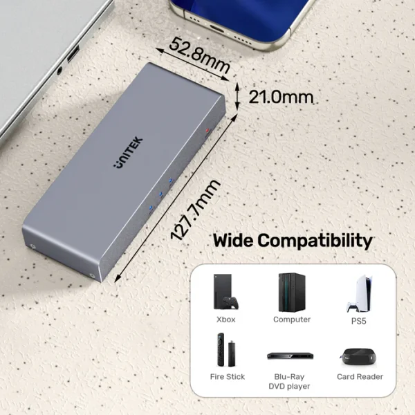 Unitek V1130A01 4K HDMI Splitter 1 In 2 Out - Image 6