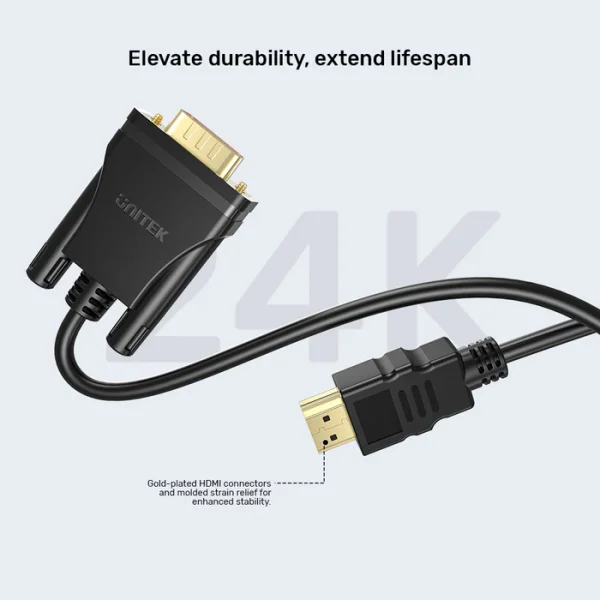 Unitek V1185A01 HDMI to VGA Cable 2m - Image 4