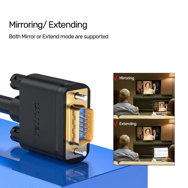 Unitek Y-C504G VGA 15 Pin (3C+6) Monitor Cable 3m - Image 5