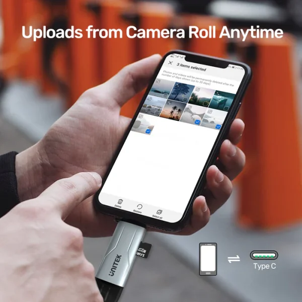 UNITEK R1010A 2-in-1 SD 3.0 Card Reader - Image 2