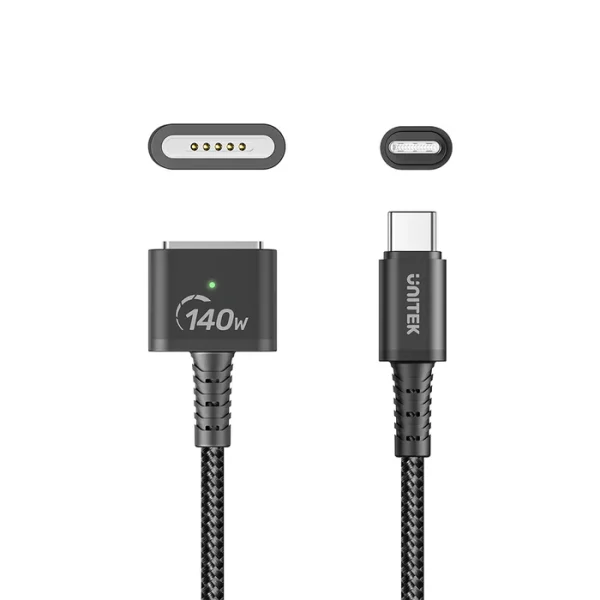 UNITEK C14121BK USB-C to Magnetic 3 Charging Cable - Image 4