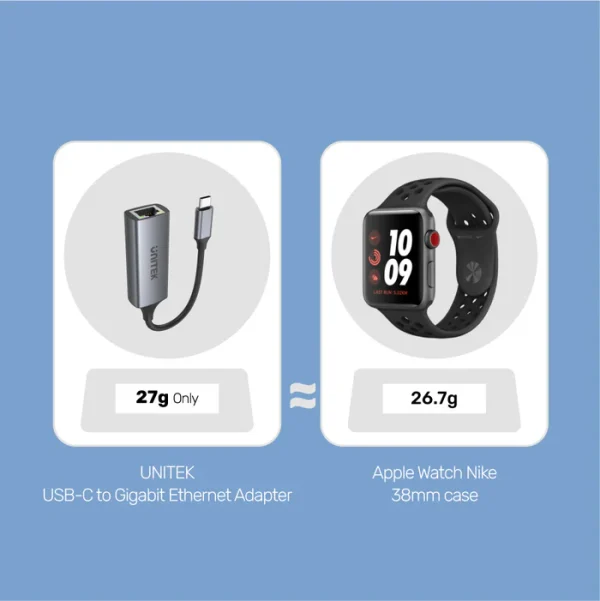 Unitek U1312A USB-C to Gigabit Ethernet Adapter - Image 6
