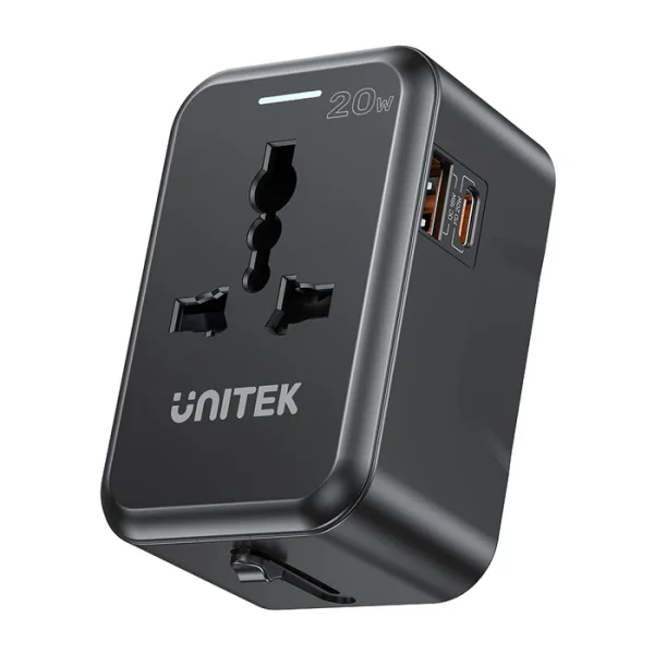 UNITEK P1120ABK01 20W Universal Travel Adapter
