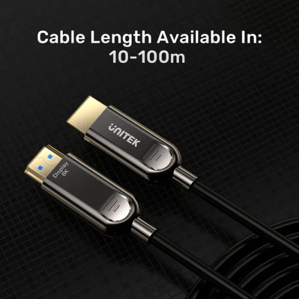 Unitek C11085GY01 Fiber Optic 8K HDMI Cable 20m - Image 2