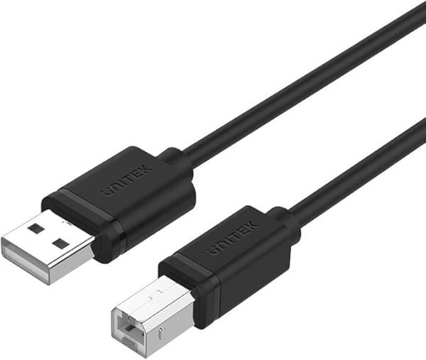 UNITEK Y-C420GBK USB2.0 MALE TO USB-B (M) PRINTER CABLE 3M