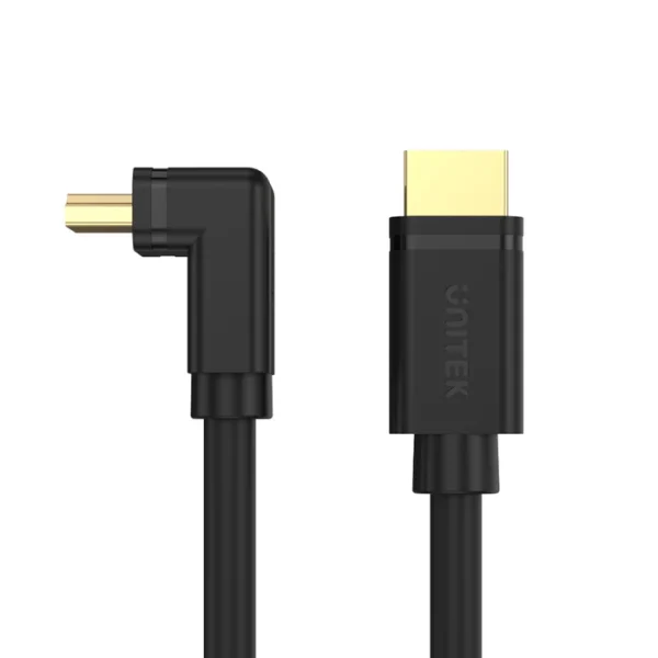 UNITEK Y-C1009 4K 60Hz High Speed HDMI Right Angle 270° Cable - Image 3