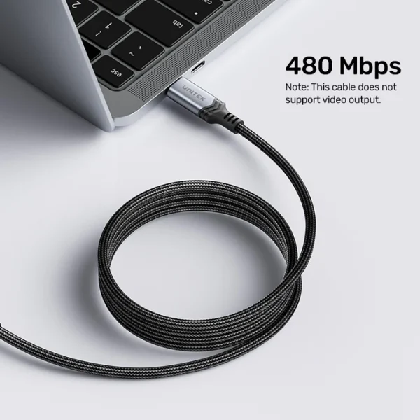 Unitek C14110GY USB-C Power Delivery 3.1 Charging Cable 2m - Image 4