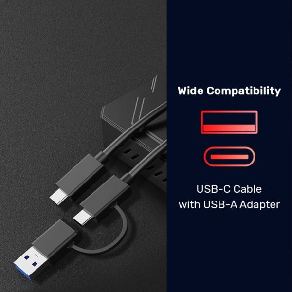 UNITEK S1229CBK01 M.2 NVMe & SATA SSD Enclosure - Image 5