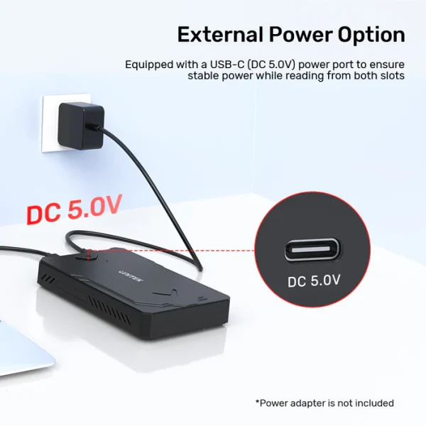 UNITEK S1229CBK01 M.2 NVMe & SATA SSD Enclosure - Image 2