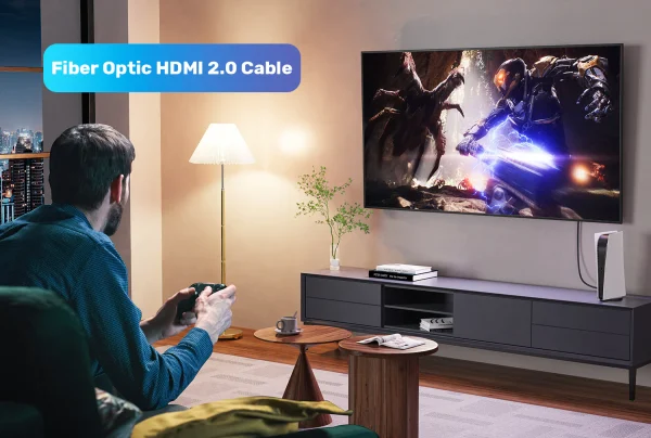 UNITEK C11072BK-4K 60Hz HDMI Fiber Optic Cable - Image 6