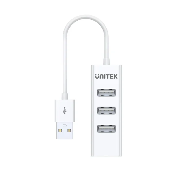 UNITEK Y-2146 4-PORT USB 2.0 HUB 480MBPS WHITE - Image 6