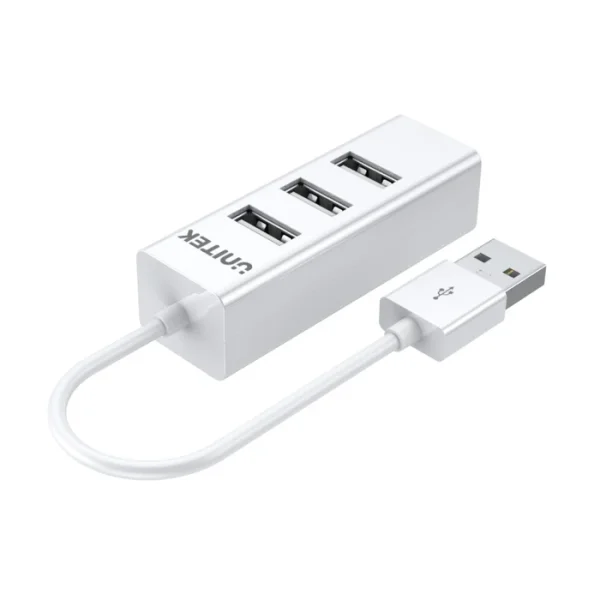 UNITEK Y-2146 4-PORT USB 2.0 HUB 480MBPS WHITE - Image 5