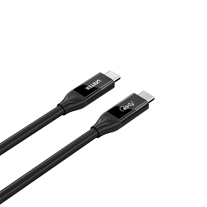 UNITEK C14100ABK01-2M USB4 THUNDERBOLT 3 & 4 USB-C TO C CABLE 240W 8K@60HZ - Image 9