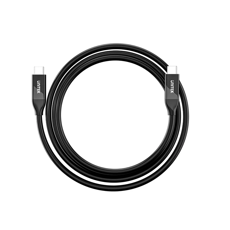 UNITEK C14100ABK01-2M USB4 THUNDERBOLT 3 & 4 USB-C TO C CABLE 240W 8K@60HZ - Image 11