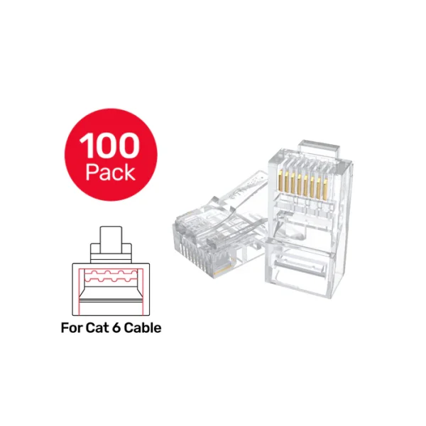 UNITEK Y-OT19TP CAT6 RJ45 LAN CONNECTORS BOX ( 100PCS ) - Image 3