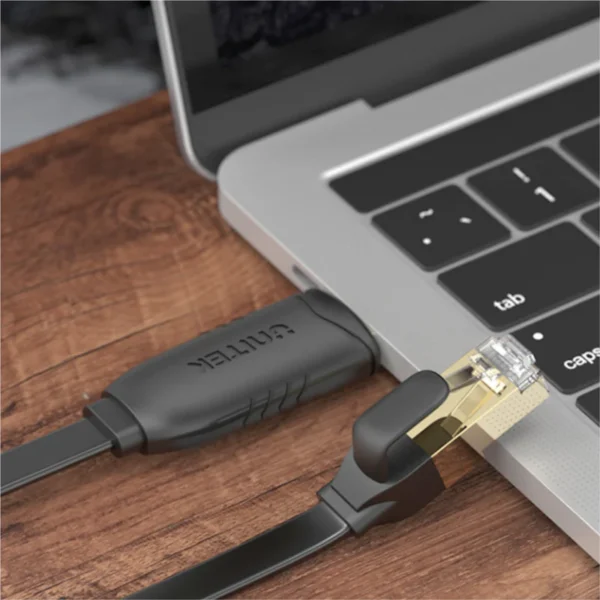 UNITEK Y-SP02001B USB 2.0 TO RJ45 CONSOLE ROLLOVER FLAT CABLE 1.8M - Image 2