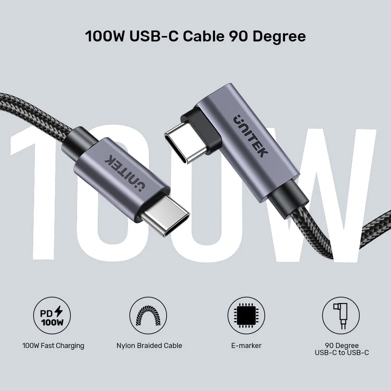 UNITEK_C14123BK_100W_USB-C_Cable_90_Degree_lifestyle_v1